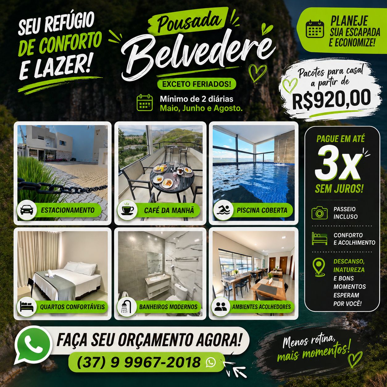 Pacote Pousada Belvedere